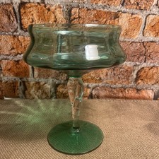 Green Glass bowl Large Verdant