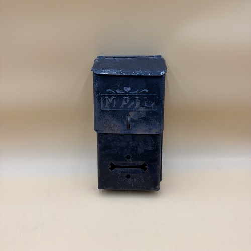 Antique mail letter - box, metal