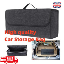 Grey Car Boot Organiser Felt