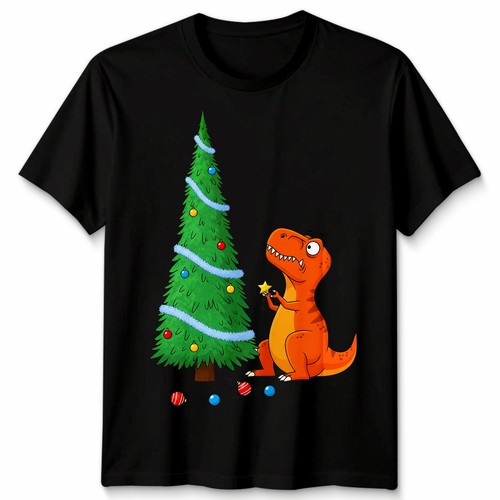 Rex christmas tree dinosaur - t-rex,