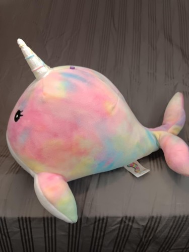 Squishmellow narwhale rainbow - squishmellow,