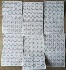 240 - Old Unused Portadown Defenders Flute Band Stickers, Loyalist Ulster. 