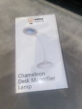 Native Lighting LED Magnifier Lamp With Adjustable Brightness & Colour Levels