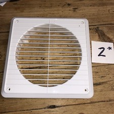 Extractor Fan External Wall Grille - 190mm Fixed Airvent Cover for 150mm Ducting