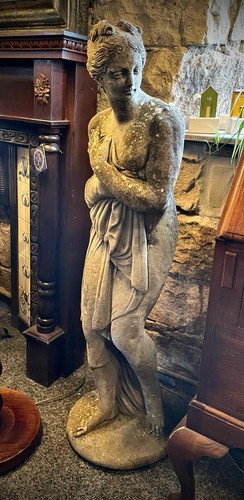 Large stone statue pandora - large,