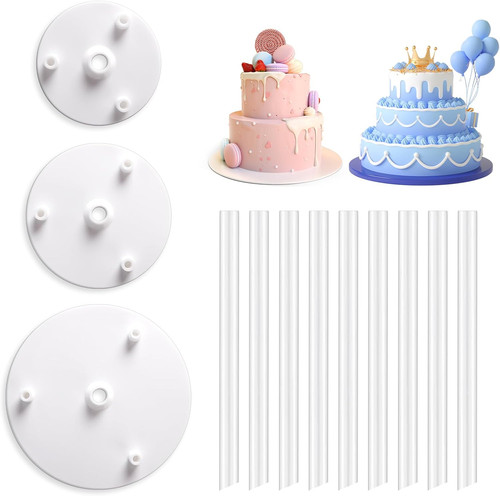 Cake dowel rods set - rods, pcs