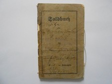 ww1 Imperial German soldbuch &