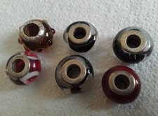 6 vintage lovelinks glass