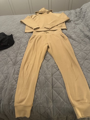 Tan tracksuit size small - tracksuit,