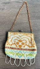 Tiny 1930s Seed Beaded Handbag