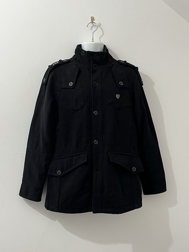 Fly53 men rootdown wool coat - rootdown,