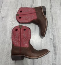 Red and brown Ariat Cowboy
