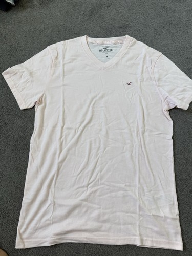 Pink hollister neck shirt - hollister, v