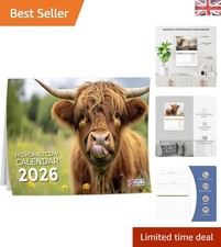 Elegant 2026 Highland Cow Wall