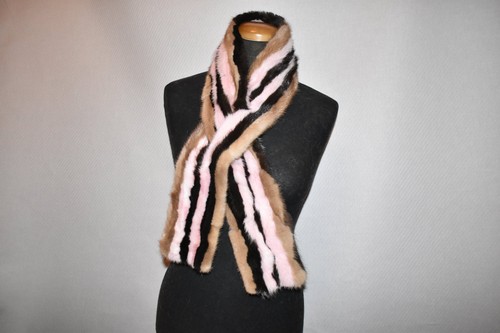 Beautiful colorful real - colorful, mink