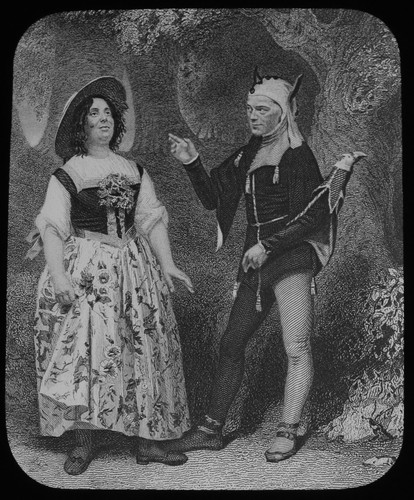 Magic lantern slide audrey - magic, and