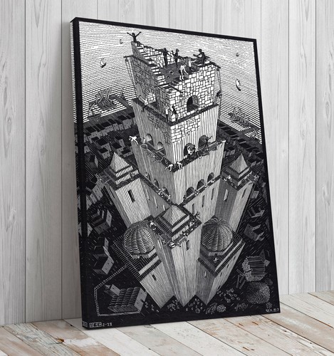 Tower babel escher - babel,,