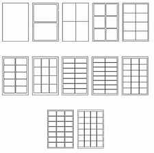 A4 MATTE WHITE SELF ADHESIVE PEEL-OFF STICKY ADDRESS SHIPPING PRINTER LABELS