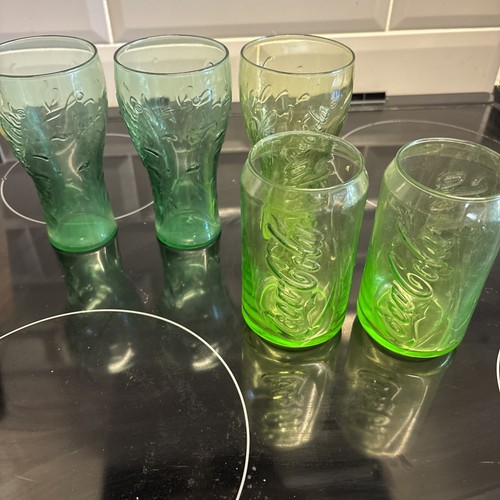 Coca cola vintage glasses - cola,