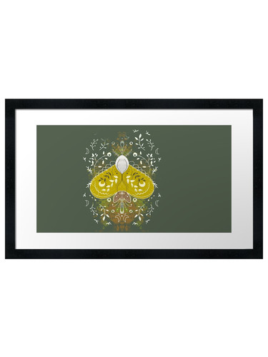 Scandinavian folk art - , moth