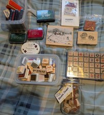 JOB LOT Wooden  Stampers