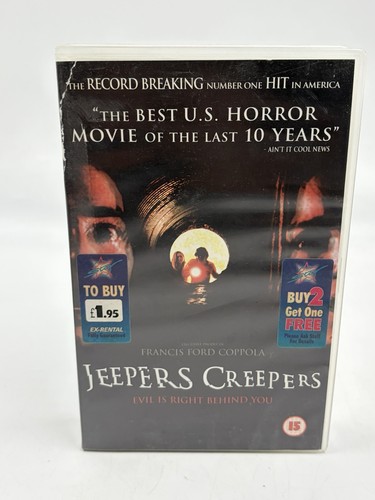 Jeepers creepers vhs big - vhs,