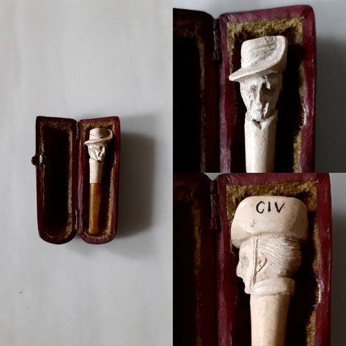 Meerschaum cheroot cigarette - cheroot,