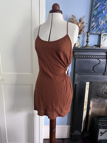 Zara chocolate brown linen - zara,