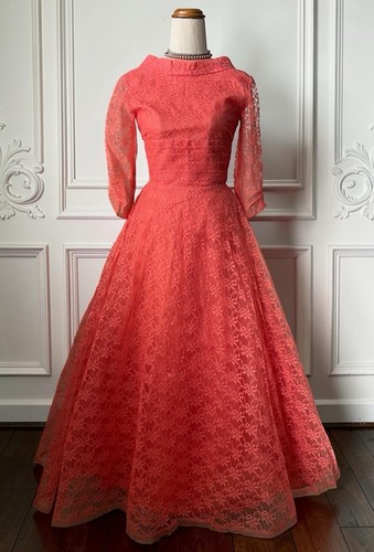 Vintage 1950s coral pink - 1950s,