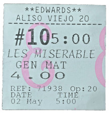 Vtg Les Miserables Movie