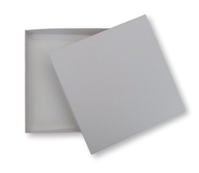 1 WHITE 8 x8 INCH BOXES