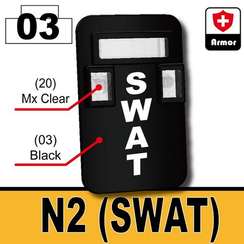 Swat shield riot compatible - n2,
