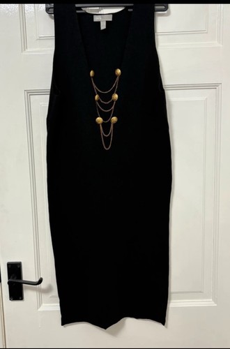 Asos knitted black dress - black,