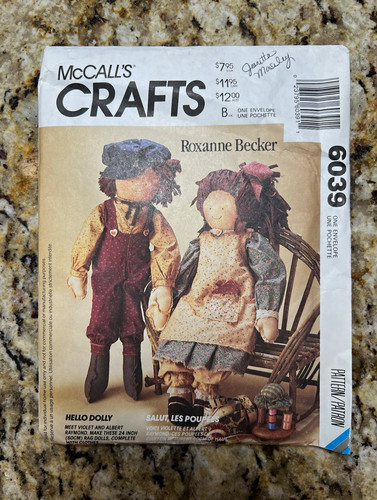 Mccall 6039 roxanne becker - mccall's,