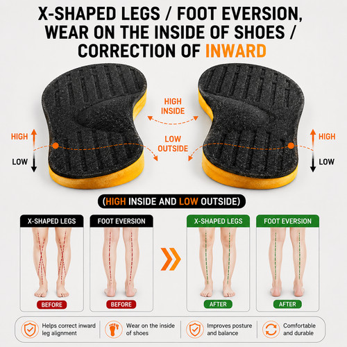 Supination insoles for - supination, over