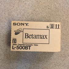 Sony Betamax L500BT Video