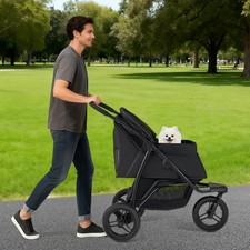 3-Wheel Pet Stroller with