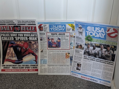 Movie newspapers spiderman - newspapers,