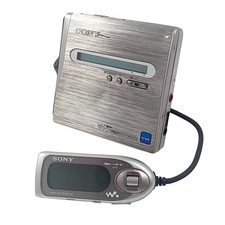 Sony MZ-NH1 Hi-MD MiniDisc Recorder + Sony RM-MC40ELK Remote - Tested Working MD