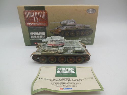 Corgi cc51602 t34 model 1943 - model,