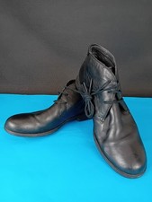 Men's Camper Ankle Boots Black Leather Lace Up Size 42 UK Size 8 Unboxed Shoes