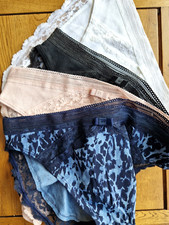Brand New Bundle 4x Pairs M&S Cotton Briefs Knickers Small 8-10 UK  - FREE P&P