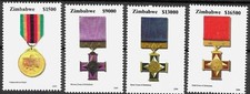 Zimbabwe 2004 Medals 4 x Values MNH