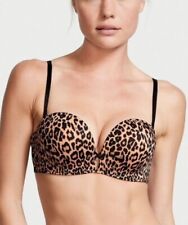 Victoria's Secret VERY SEXY STRAPLESS BOMBSHELL Push-Up Bra Classic BN Leopard