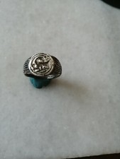 Antique Rare Late Medieval, PreGeorgian,  Silver Occult Signet Ring