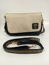 Versace Parfums Mini Clutch Crossbody Bag Black Gold Colour 11" x 6" Plus Straps