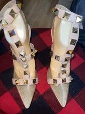 Sunning Gladiator Style Studded Straps High Heels Sandals Size 7