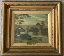 H J Harvey oil painting on