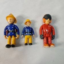 Set Of Three Fireman Sam Characters Figures Sam, Tom and Penny