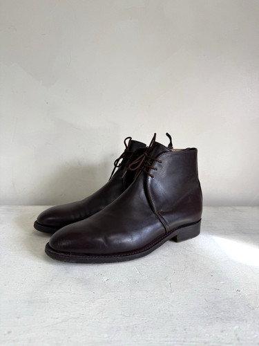 Sanders leather boots lace - leather, up